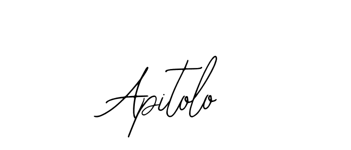 Make a beautiful signature design for name Apitolo. Use this online signature maker to create a handwritten signature for free. Apitolo signature style 12 images and pictures png