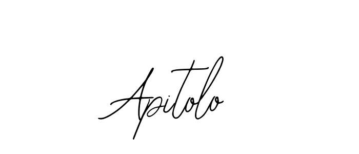 if you are searching for the best signature style for your name Apitolo. so please give up your signature search. here we have designed multiple signature styles  using Bearetta-2O07w. Apitolo signature style 12 images and pictures png