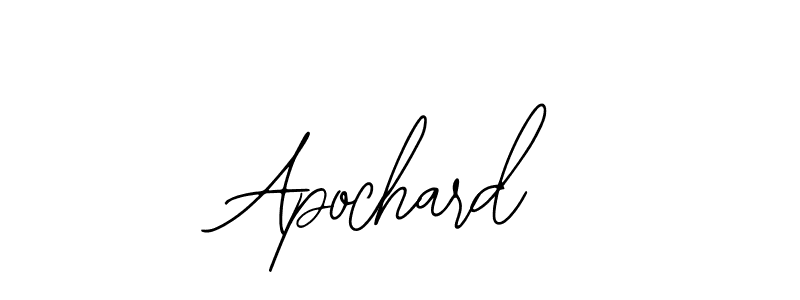 You should practise on your own different ways (Bearetta-2O07w) to write your name (Apochard) in signature. don't let someone else do it for you. Apochard signature style 12 images and pictures png