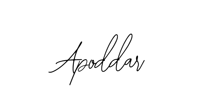 Design your own signature with our free online signature maker. With this signature software, you can create a handwritten (Bearetta-2O07w) signature for name Apoddar. Apoddar signature style 12 images and pictures png