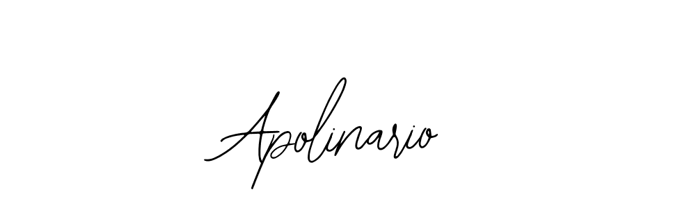 How to make Apolinario name signature. Use Bearetta-2O07w style for creating short signs online. This is the latest handwritten sign. Apolinario signature style 12 images and pictures png