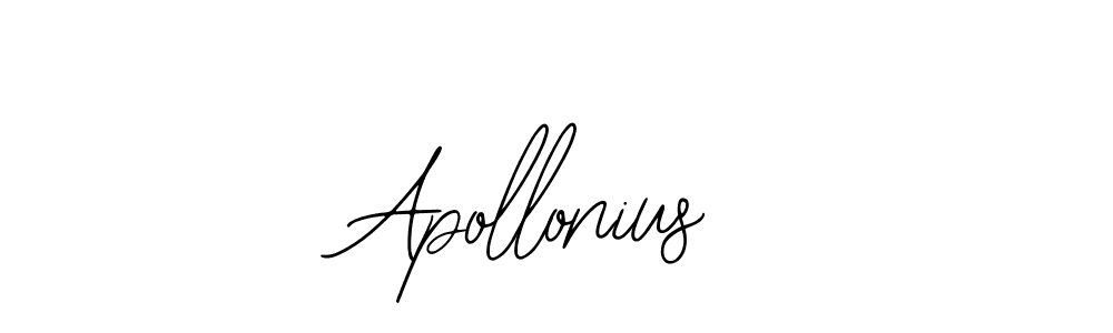 You should practise on your own different ways (Bearetta-2O07w) to write your name (Apollonius) in signature. don't let someone else do it for you. Apollonius signature style 12 images and pictures png