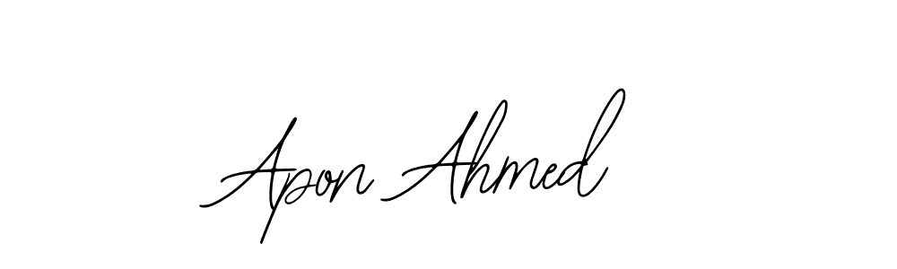 Create a beautiful signature design for name Apon Ahmed. With this signature (Bearetta-2O07w) fonts, you can make a handwritten signature for free. Apon Ahmed signature style 12 images and pictures png