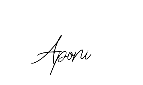 Also we have Aponi name is the best signature style. Create professional handwritten signature collection using Bearetta-2O07w autograph style. Aponi signature style 12 images and pictures png