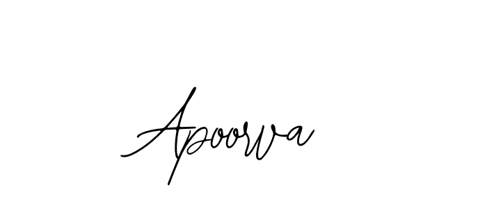 if you are searching for the best signature style for your name Apoorva. so please give up your signature search. here we have designed multiple signature styles  using Bearetta-2O07w. Apoorva signature style 12 images and pictures png