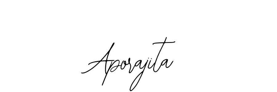 You should practise on your own different ways (Bearetta-2O07w) to write your name (Aporajita) in signature. don't let someone else do it for you. Aporajita signature style 12 images and pictures png