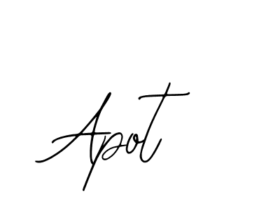 Design your own signature with our free online signature maker. With this signature software, you can create a handwritten (Bearetta-2O07w) signature for name Apot. Apot signature style 12 images and pictures png