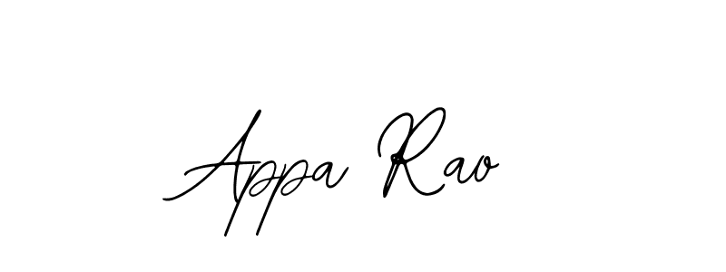 Also we have Appa Rao name is the best signature style. Create professional handwritten signature collection using Bearetta-2O07w autograph style. Appa Rao signature style 12 images and pictures png