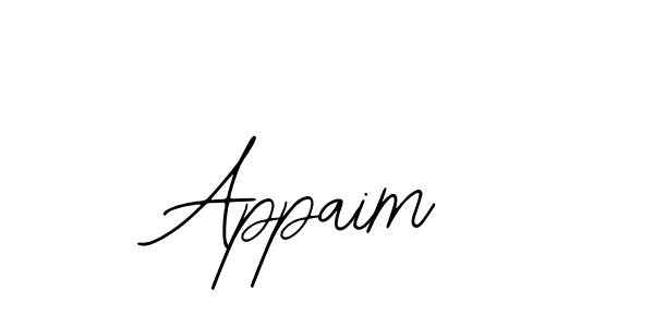 The best way (Bearetta-2O07w) to make a short signature is to pick only two or three words in your name. The name Appaim include a total of six letters. For converting this name. Appaim signature style 12 images and pictures png