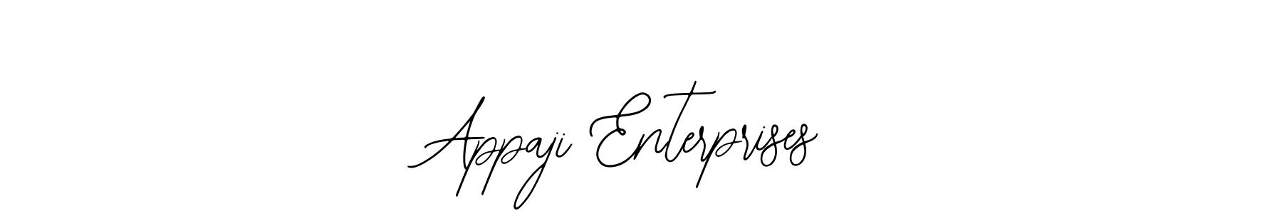 Make a beautiful signature design for name Appaji Enterprises. With this signature (Bearetta-2O07w) style, you can create a handwritten signature for free. Appaji Enterprises signature style 12 images and pictures png