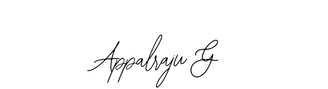 Bearetta-2O07w is a professional signature style that is perfect for those who want to add a touch of class to their signature. It is also a great choice for those who want to make their signature more unique. Get Appalraju G name to fancy signature for free. Appalraju G signature style 12 images and pictures png