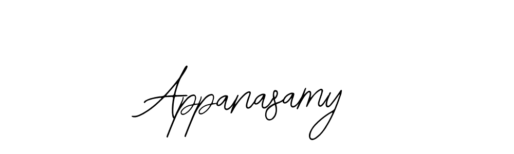 You should practise on your own different ways (Bearetta-2O07w) to write your name (Appanasamy) in signature. don't let someone else do it for you. Appanasamy signature style 12 images and pictures png