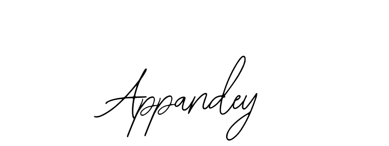 Appandey stylish signature style. Best Handwritten Sign (Bearetta-2O07w) for my name. Handwritten Signature Collection Ideas for my name Appandey. Appandey signature style 12 images and pictures png