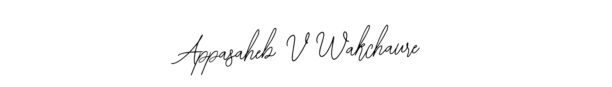 You can use this online signature creator to create a handwritten signature for the name Appasaheb V Wakchaure. This is the best online autograph maker. Appasaheb V Wakchaure signature style 12 images and pictures png
