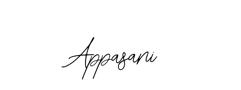 Appasani stylish signature style. Best Handwritten Sign (Bearetta-2O07w) for my name. Handwritten Signature Collection Ideas for my name Appasani. Appasani signature style 12 images and pictures png