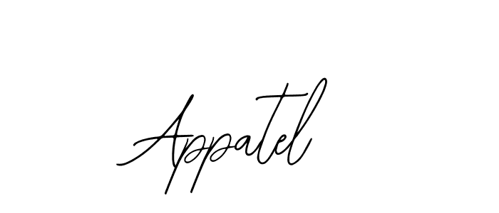 Appatel stylish signature style. Best Handwritten Sign (Bearetta-2O07w) for my name. Handwritten Signature Collection Ideas for my name Appatel. Appatel signature style 12 images and pictures png