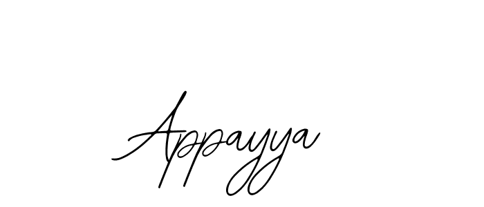 How to make Appayya signature? Bearetta-2O07w is a professional autograph style. Create handwritten signature for Appayya name. Appayya signature style 12 images and pictures png