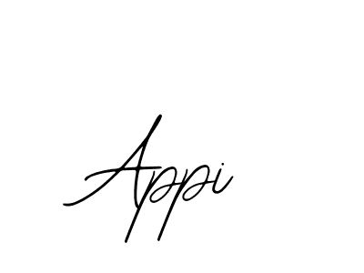 Similarly Bearetta-2O07w is the best handwritten signature design. Signature creator online .You can use it as an online autograph creator for name Appi. Appi signature style 12 images and pictures png