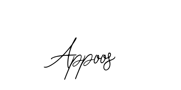 Make a beautiful signature design for name Appoos. Use this online signature maker to create a handwritten signature for free. Appoos signature style 12 images and pictures png