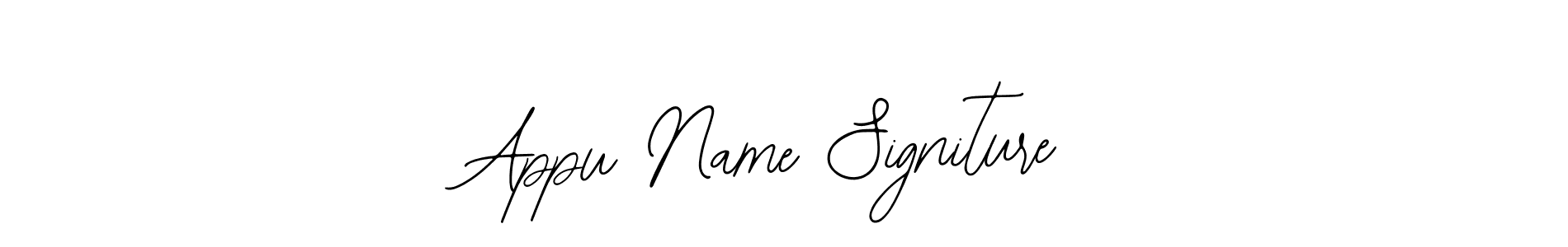 Also You can easily find your signature by using the search form. We will create Appu Name Signiture name handwritten signature images for you free of cost using Bearetta-2O07w sign style. Appu Name Signiture signature style 12 images and pictures png