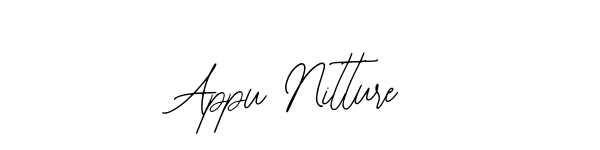 Create a beautiful signature design for name Appu Nitture. With this signature (Bearetta-2O07w) fonts, you can make a handwritten signature for free. Appu Nitture signature style 12 images and pictures png