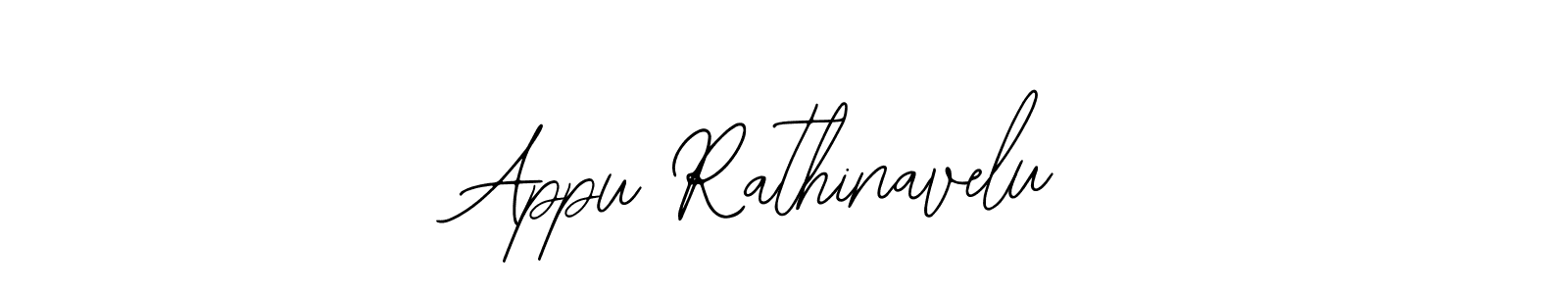 You should practise on your own different ways (Bearetta-2O07w) to write your name (Appu Rathinavelu) in signature. don't let someone else do it for you. Appu Rathinavelu signature style 12 images and pictures png