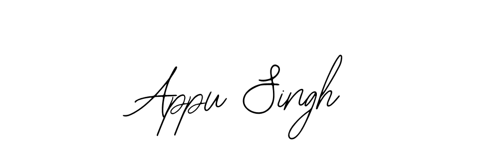 Make a beautiful signature design for name Appu Singh. Use this online signature maker to create a handwritten signature for free. Appu Singh signature style 12 images and pictures png