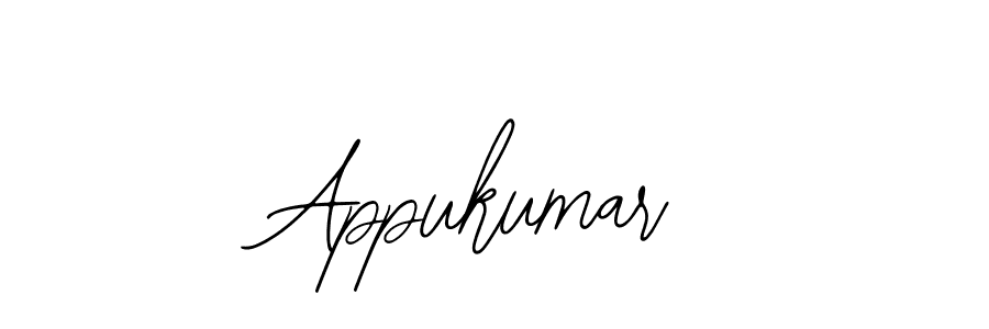 How to make Appukumar signature? Bearetta-2O07w is a professional autograph style. Create handwritten signature for Appukumar name. Appukumar signature style 12 images and pictures png