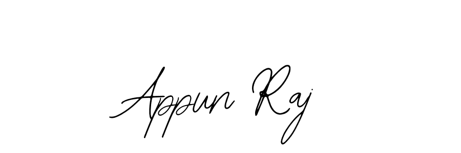Make a beautiful signature design for name Appun Raj. With this signature (Bearetta-2O07w) style, you can create a handwritten signature for free. Appun Raj signature style 12 images and pictures png