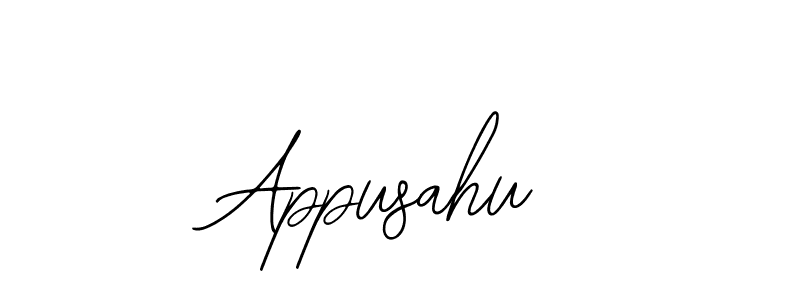 Use a signature maker to create a handwritten signature online. With this signature software, you can design (Bearetta-2O07w) your own signature for name Appusahu. Appusahu signature style 12 images and pictures png