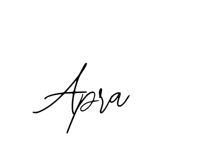 You should practise on your own different ways (Bearetta-2O07w) to write your name (Apra) in signature. don't let someone else do it for you. Apra signature style 12 images and pictures png