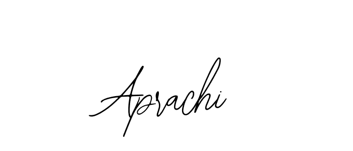 How to make Aprachi name signature. Use Bearetta-2O07w style for creating short signs online. This is the latest handwritten sign. Aprachi signature style 12 images and pictures png