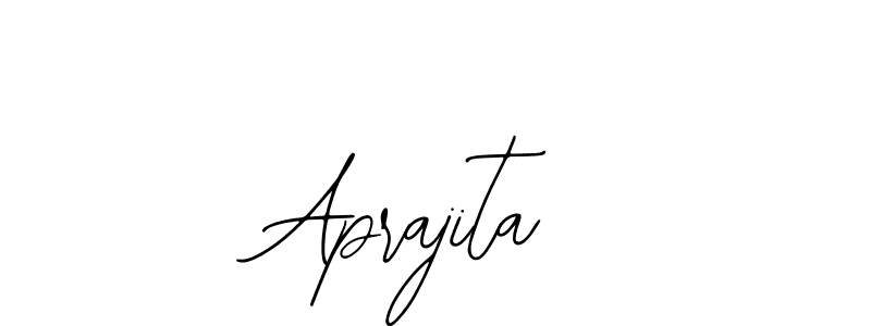 Use a signature maker to create a handwritten signature online. With this signature software, you can design (Bearetta-2O07w) your own signature for name Aprajita. Aprajita signature style 12 images and pictures png