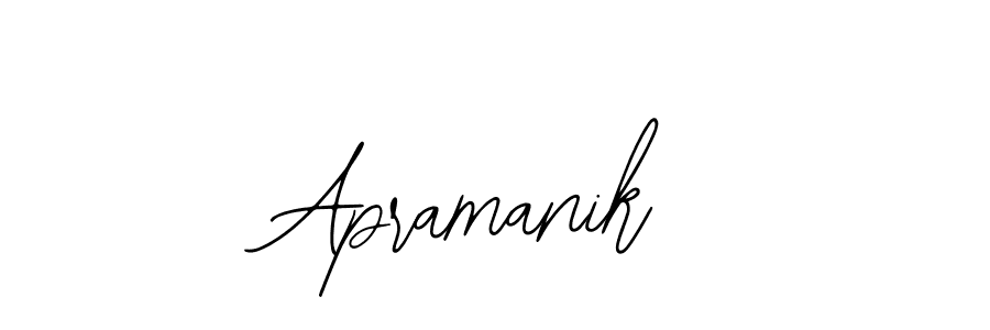 You should practise on your own different ways (Bearetta-2O07w) to write your name (Apramanik) in signature. don't let someone else do it for you. Apramanik signature style 12 images and pictures png