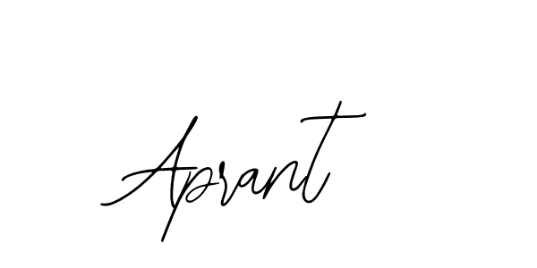 Design your own signature with our free online signature maker. With this signature software, you can create a handwritten (Bearetta-2O07w) signature for name Aprant. Aprant signature style 12 images and pictures png