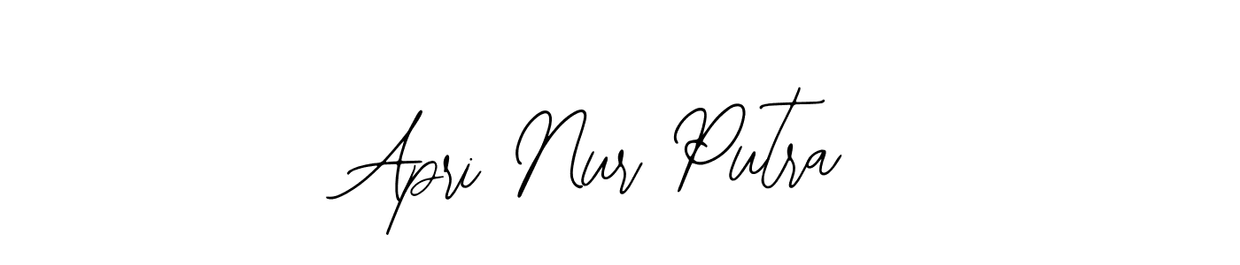 Use a signature maker to create a handwritten signature online. With this signature software, you can design (Bearetta-2O07w) your own signature for name Apri Nur Putra. Apri Nur Putra signature style 12 images and pictures png