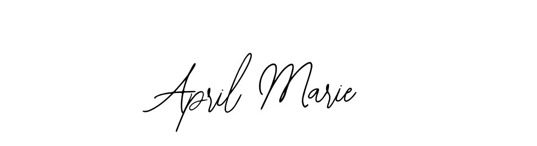 Use a signature maker to create a handwritten signature online. With this signature software, you can design (Bearetta-2O07w) your own signature for name April Marie. April Marie signature style 12 images and pictures png