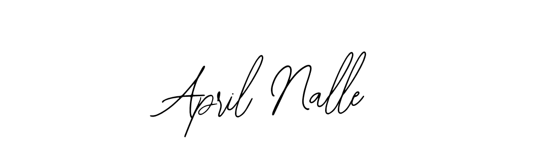 April Nalle stylish signature style. Best Handwritten Sign (Bearetta-2O07w) for my name. Handwritten Signature Collection Ideas for my name April Nalle. April Nalle signature style 12 images and pictures png