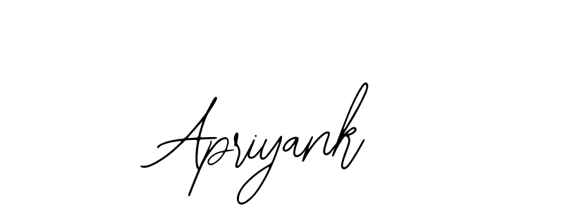 The best way (Bearetta-2O07w) to make a short signature is to pick only two or three words in your name. The name Apriyank include a total of six letters. For converting this name. Apriyank signature style 12 images and pictures png