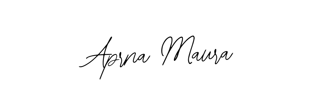 Also we have Aprna Maura name is the best signature style. Create professional handwritten signature collection using Bearetta-2O07w autograph style. Aprna Maura signature style 12 images and pictures png