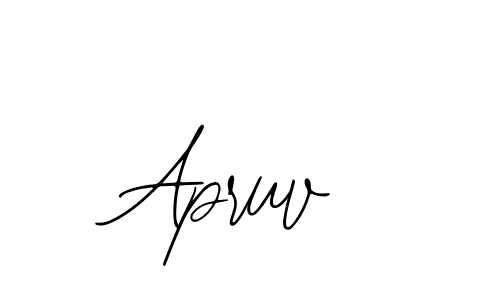 The best way (Bearetta-2O07w) to make a short signature is to pick only two or three words in your name. The name Apruv include a total of six letters. For converting this name. Apruv signature style 12 images and pictures png