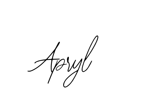 Design your own signature with our free online signature maker. With this signature software, you can create a handwritten (Bearetta-2O07w) signature for name Apryl. Apryl signature style 12 images and pictures png