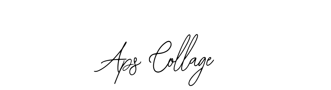 Make a beautiful signature design for name Aps Collage. Use this online signature maker to create a handwritten signature for free. Aps Collage signature style 12 images and pictures png