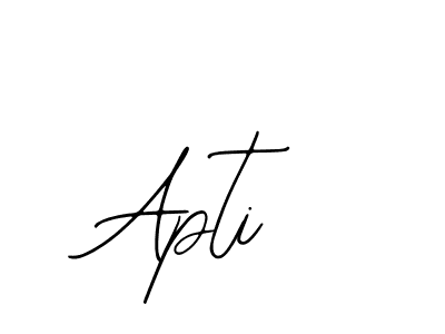 Make a beautiful signature design for name Apti. Use this online signature maker to create a handwritten signature for free. Apti signature style 12 images and pictures png
