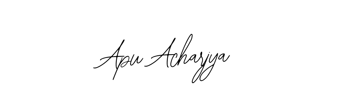 How to Draw Apu Acharjya signature style? Bearetta-2O07w is a latest design signature styles for name Apu Acharjya. Apu Acharjya signature style 12 images and pictures png