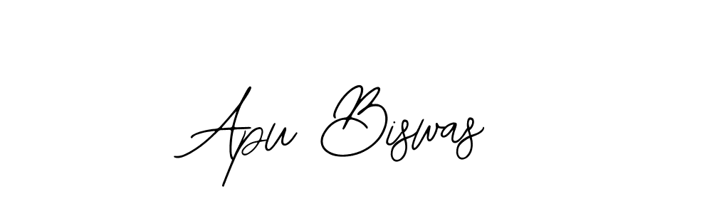 Use a signature maker to create a handwritten signature online. With this signature software, you can design (Bearetta-2O07w) your own signature for name Apu Biswas. Apu Biswas signature style 12 images and pictures png