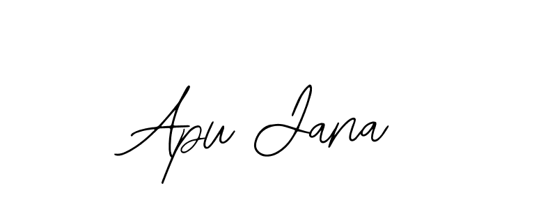 How to make Apu Jana signature? Bearetta-2O07w is a professional autograph style. Create handwritten signature for Apu Jana name. Apu Jana signature style 12 images and pictures png