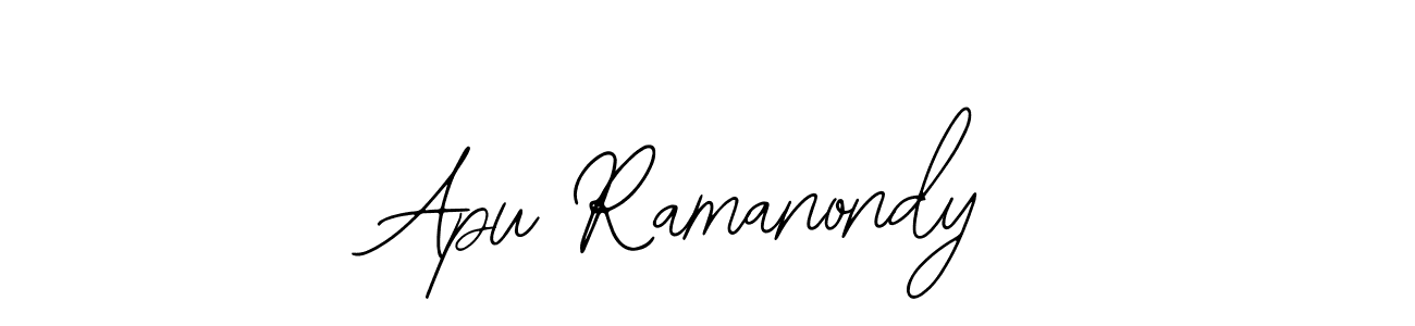Design your own signature with our free online signature maker. With this signature software, you can create a handwritten (Bearetta-2O07w) signature for name Apu Ramanondy. Apu Ramanondy signature style 12 images and pictures png