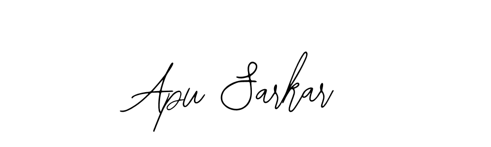 You should practise on your own different ways (Bearetta-2O07w) to write your name (Apu Sarkar) in signature. don't let someone else do it for you. Apu Sarkar signature style 12 images and pictures png