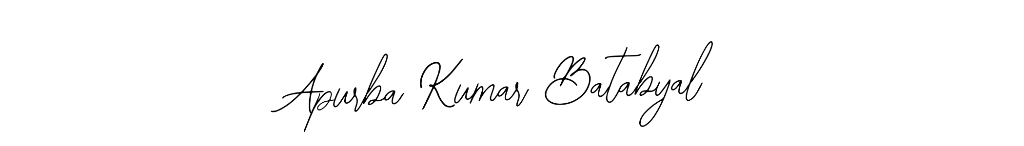 Bearetta-2O07w is a professional signature style that is perfect for those who want to add a touch of class to their signature. It is also a great choice for those who want to make their signature more unique. Get Apurba Kumar Batabyal name to fancy signature for free. Apurba Kumar Batabyal signature style 12 images and pictures png
